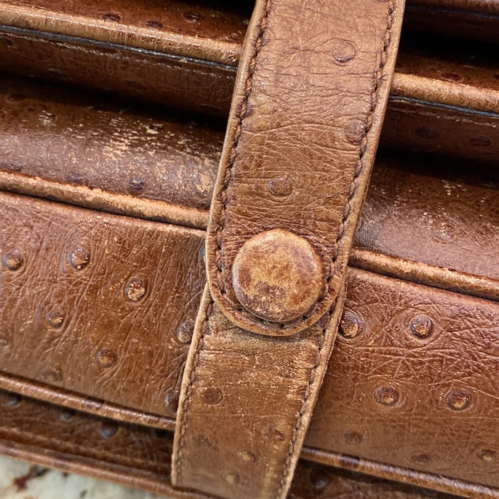 Vintage Victor Hugo Ostrich Leather Purse - Picture 14 of 15